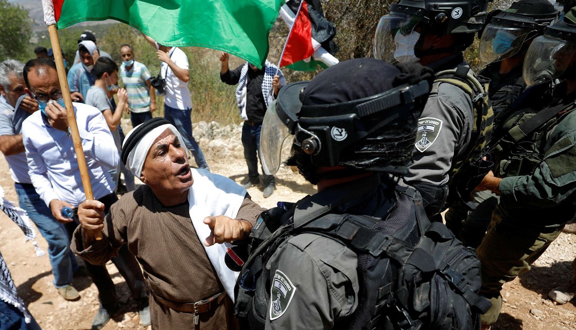 صورة من المظاهرات الفلسطينية