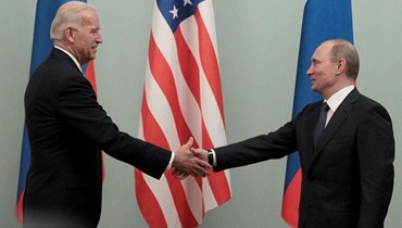 الرئيسان الروسي فلاديمير بوتين والأميركي جو بايدن (أ ف ب).