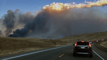 حرائق الغابات في  كولورادو الأميركية (أ ف ب).