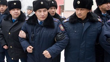 الشرطة الكازاخستانية 