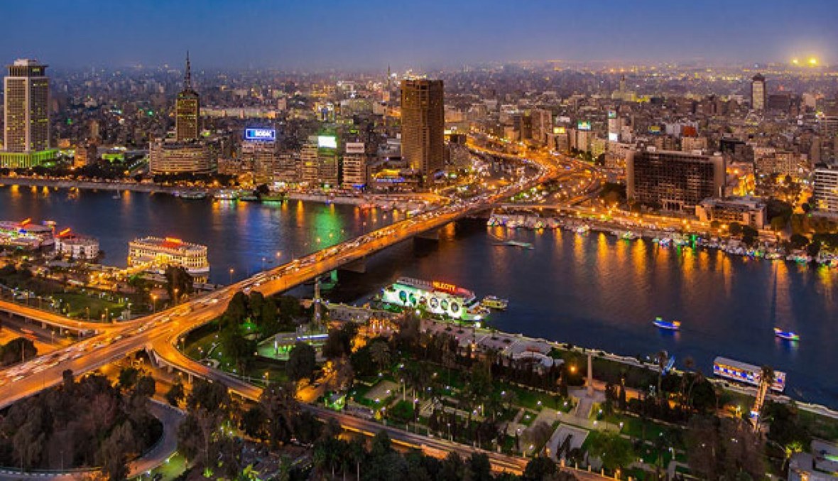 صورة لمصر ونهر النيل من الأعلى