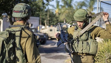 عناصر من الجيش الإسرائيلي في رام الله (أ ف ب).