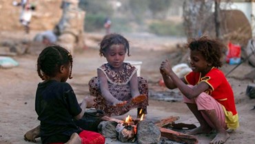 أطفال في اليمن (أ ف ب).