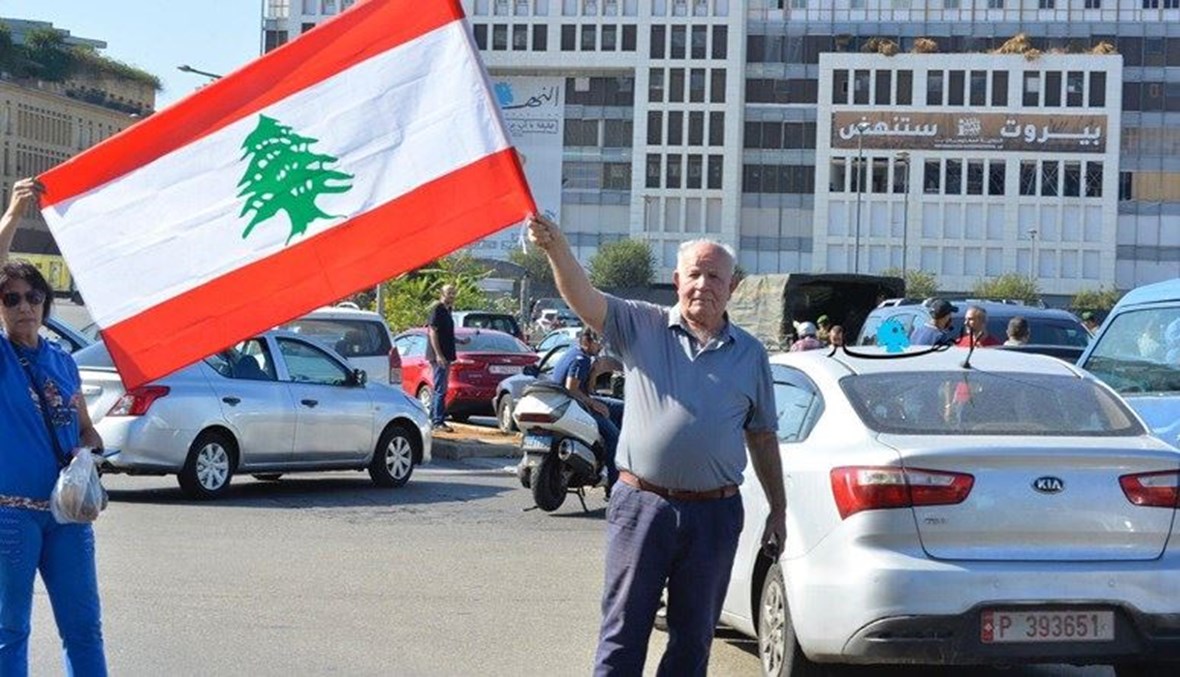 من اعتصام سابق لسائقي السيارات العمومية في بيروت (حسن عسل).