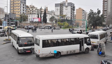 إضراب قطاع النقل البري احتجاجاً على الأوضاع المعيشية (نبيل إسماعيل).