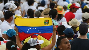 مظاهرات في فنزويلا (أ ف ب).