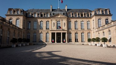 الواجهة الشمالية لقصر الإليزيه الرئاسي في باريس (28 حزيران 2019، أ ف ب). 