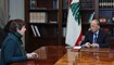 الرئيس ميشال عون والمنسقة الخاصة للأمم المتحدة في لبنان يوانا فرونتسكا.