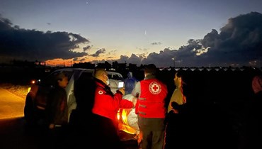 الصليب الأحمر أخلى 47 عائلة من مخيمات للنازحين في عكّار تضرّرت بفعل العاصفة.