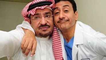 نجما الكوميديا ناصر القصبي وعبدالله السدحان.