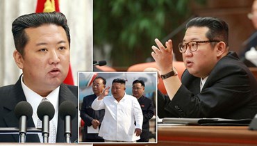 صورة توضح فقدان الوزن لدى الزعيم الكوري