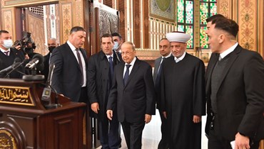 زيارة الرئيس عون لدار الفتوى.