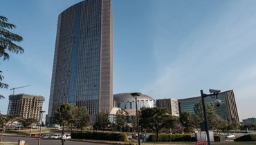 مبنى الاتحاد الأفريقي في مدينة أديس أبابا (1 شباط 2022، أ ف ب). 