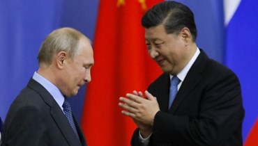 الرئيسان الصيني والروسي (أرشيفية - أ ف ب).