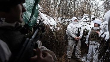 جنود روس على الحدود مع أوكرانيا.