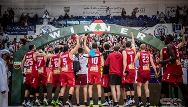 منتخب لبنان بكرة السلة يتوّج بطلاً للعرب.