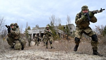 جنود أوكرانيين (أ ف ب).
