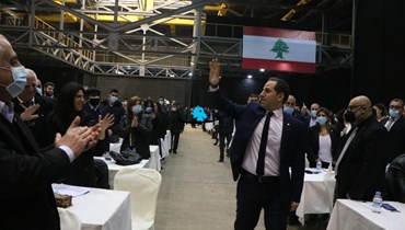 رئيس حزب الكتائب اللبنانية سامي الجميّل (حسن عسل).
