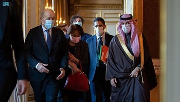 وزيرا خارجية السعودية وفرنسا.