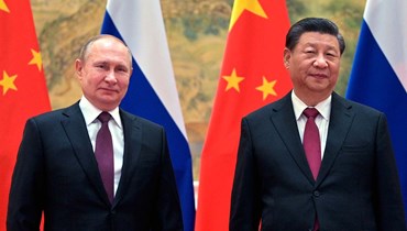 الرئيسان الصيني شي جينبينغ والروسي فلاديمير بوتين في بيجينغ، شباط 2022 - "أ ب"