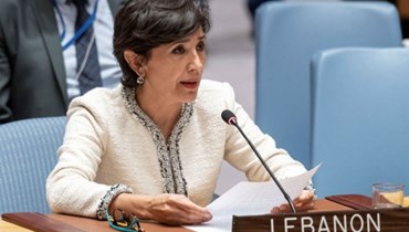 مندوبة لبنان الدائمة لدى الأمم المتحدة السفيرة أمل مدللي.