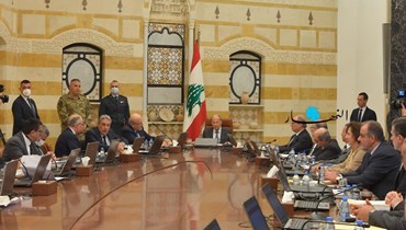 جلسة لمجلس الوزراء في بعبدا (نبيل اسماعيل).
