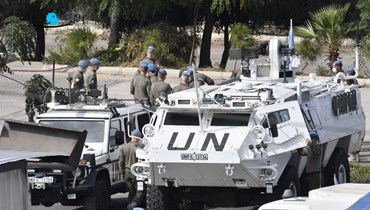 قوات حفظ السلام عند الحدود اللبنانية الجنوبية (نبيل إسماعيل).