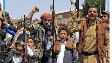 الحوثيون في اليمن (أ ف ب).
