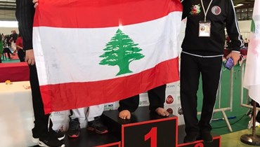 مشاركة لبنانية في بطولة العالم للكونغ فو وشو.