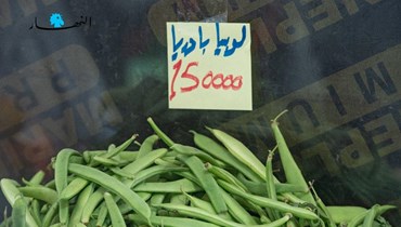 سعر اللوبياء في السوق اليوم (تصوير نبيل إسماعيل).