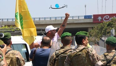 من تظاهرة مؤيّدة لـ"حزب الله" (حسن عسل).