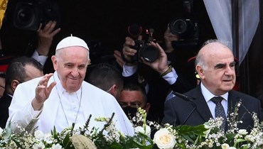 البابا فرنسيس في مالطا (أ ف ب).