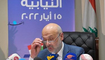 وزير الداخلية بسام مولوي. (نبيل اسماعيل)