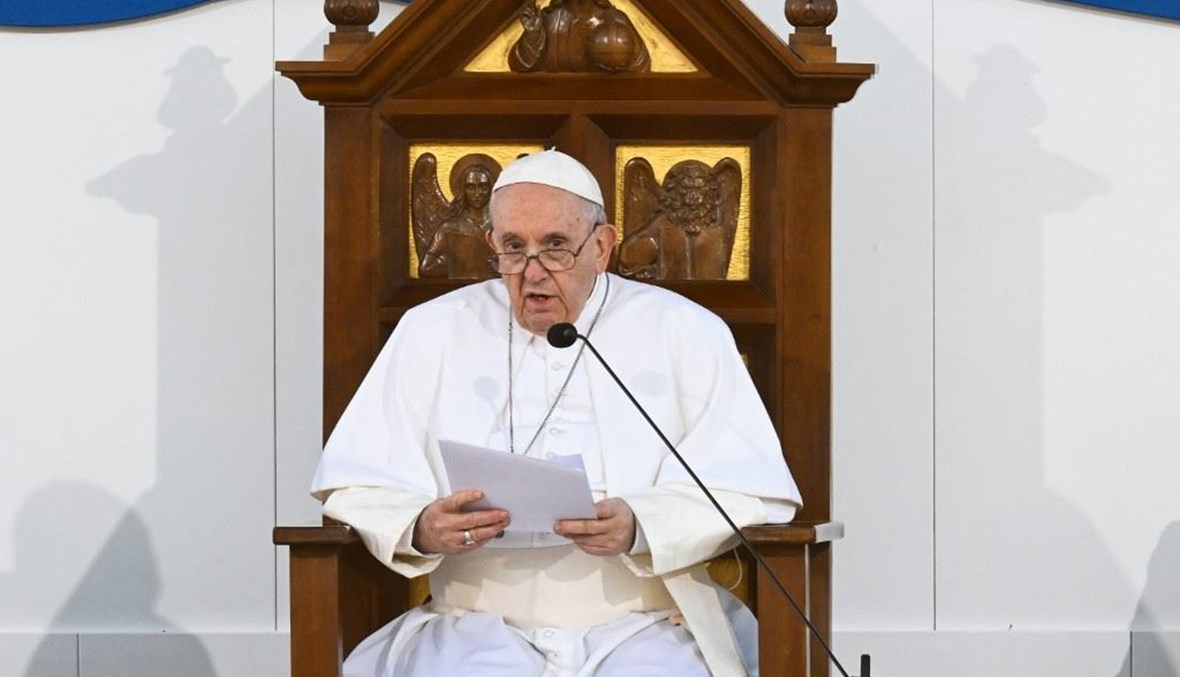 البابا فرنسيس (أ ف ب). 