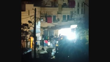 المشهد من منطقة ساحة الدفتردار في طرابلس.