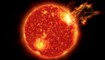 مشهد لظاهرة "ثوران الشمس" (ناسا).