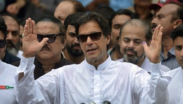 رئيس الوزراء الباكستاني السابق عمران خان (أ ف ب).