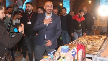 ناصر ياسين جال في أسواق صيدا الداخلية (أحمد منتش).
