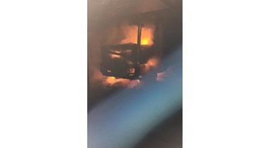 إحراق شاحنة للمدعو إبراهيم ح. في الدوير.