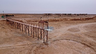 نهر جاف في العراق (أ ف ب).