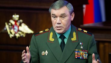 رئيس هيئة الأركان العامة في الجيش الروسي الجنرال فاليري غيراسيموف - "أ ب"