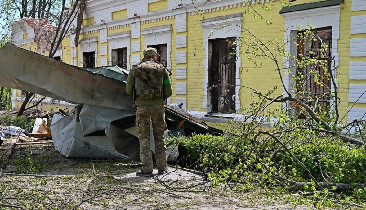 الدمار في أوكرانيا (أ ف ب).
