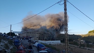 حريق في معمل لفرشات الإسفنج في البيسارية.