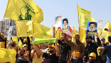 المهرجان الانتخابي لـ"حزب الله" الذي أقيم في صور والنبطية.