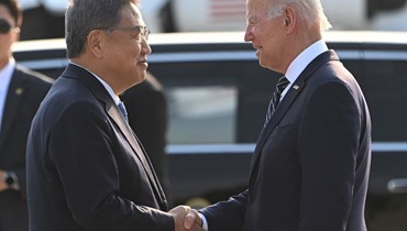 الرئيسان الأميركي والكوري الجنوبي.