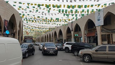 السوق التجاري في بنت جبيل.