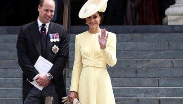 يوبيل إليزابيث الثانية: كيت ميدلتون مشرقة بفستان أصفر من توقيع إميليا ويكستيد وبأقراط الملكة