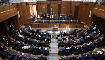 مشهد من الجلسة المخصّصة لانتخاب أعضاء اللجان النيابية في مجلس النواب (نبيل إسماعيل).