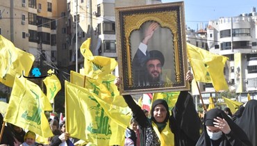 من احتفال انتخابي لـ"حزب الله" في الضاحية الجنوبية (حسام شبارو).