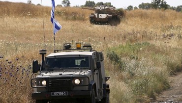 دورية إسرائيلية في مرتفعات الجولان السورية المحتلة الجمعة (أ ف ب).